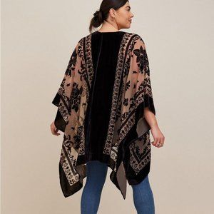 Velvet Burnout Ruana